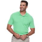 Big & Tall Croft & Barrow&reg; Classic-fit Easy-care Interlock Pocket Polo, Men's, Size: 2xb, Turquoise/blue (turq/aqua)
