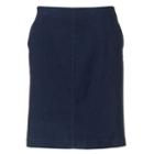 Women's Croft & Barrow&reg; Pull-on Jean Skirt, Size: 4, Blue Other