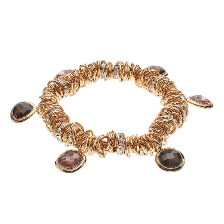 Dana Buchman Geometric Stone Stretch Bracelet, Women's, Multicolor