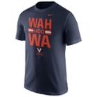 Men's Nike Virginia Cavaliers Local Verbiage Tee, Size: Small, Blue (navy)