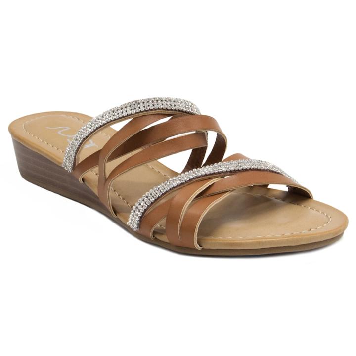 Sugar Day Off Women's Sandals, Size: Medium (7), Brown