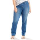 Plus Size Levi's 314 Shaping Straight-leg Jeans, Women's, Size: 22 - Regular, Med Blue