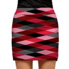 Women's Loudmouth Red Printed Golf Skort, Size: 10, Brt Pink