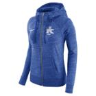 Women's Nike Kentucky Wildcats Gym Vintage Hoodie, Size: Medium, Blue