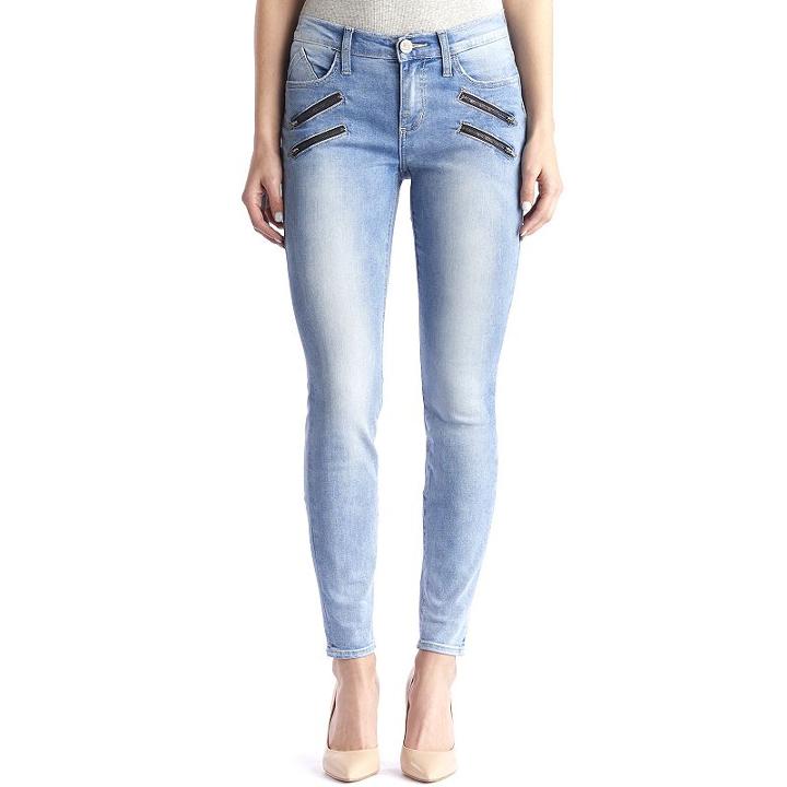 Women's Rock & Republic&reg; Kashmiere Zipper Accent Jean Leggings, Size: 8 - Regular