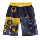 Boys 4-7 Dc Comics Batman Upf 50 Swim Trunks, Size: 7, Brt Yellow