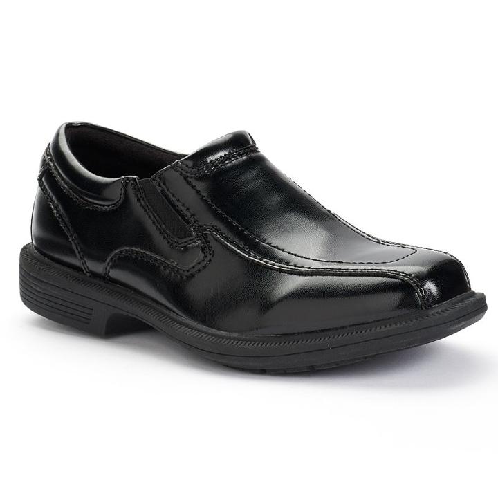 Nunn Bush Bleeker Street Jr. Boys' Dress Loafers, Boy's, Size: Medium (6), Black