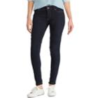 Women's Chaps Carmina Cuffed Midrise Straight-leg Jeans, Size: 14 T/l, Blue
