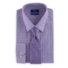Men's Apt. 9&reg; Slim-fit Stretch Spread-collar Dress Shirt & Tie Set, Size: L-34/35, Purple