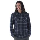 Men's Vans Plaid Button-down Shirt, Size: Small, Black