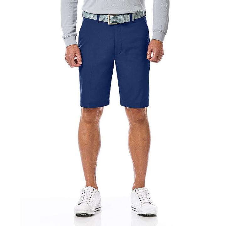 Big & Tall Grand Slam Classic-fit Performance Flat-front Golf Shorts, Men's, Size: 50, Blue Other