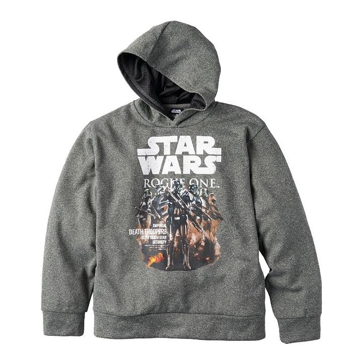 Boys 8-20 Rogue One: A Star Wars Story Emperial Trooper Hoodie, Boy's, Size: Small, Grey (charcoal)