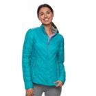 Women's Tek Gear&reg; Lightweight Puffer Jacket, Size: Xl, Turquoise/blue (turq/aqua)