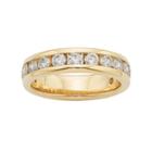14k Gold 1 1/4 Carat T.w. Diamond Anniversary Ring, Women's, Size: 6.50, White