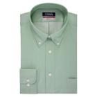 Big & Tall Chaps Regular-fit Herringbone Wrinkle-free Dress Shirt, Men's, Size: 17 37/8t, Med Green