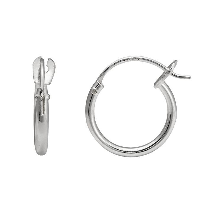 Itsy Bitsy Sterling Silver Hoop Earrings, Women's