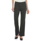 Women's Croft & Barrow Easy Care Pull-on Ponte Pants, Size: Xxl, Black