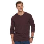 Big & Tall Sonoma Goods For Life&trade; Flexwear V-neck Tee, Men's, Size: Xl Tall, Brown