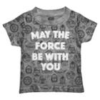 Toddler Boy Stars Wars May The Force Be With You Graphic Tee, Size: 3t, Grey