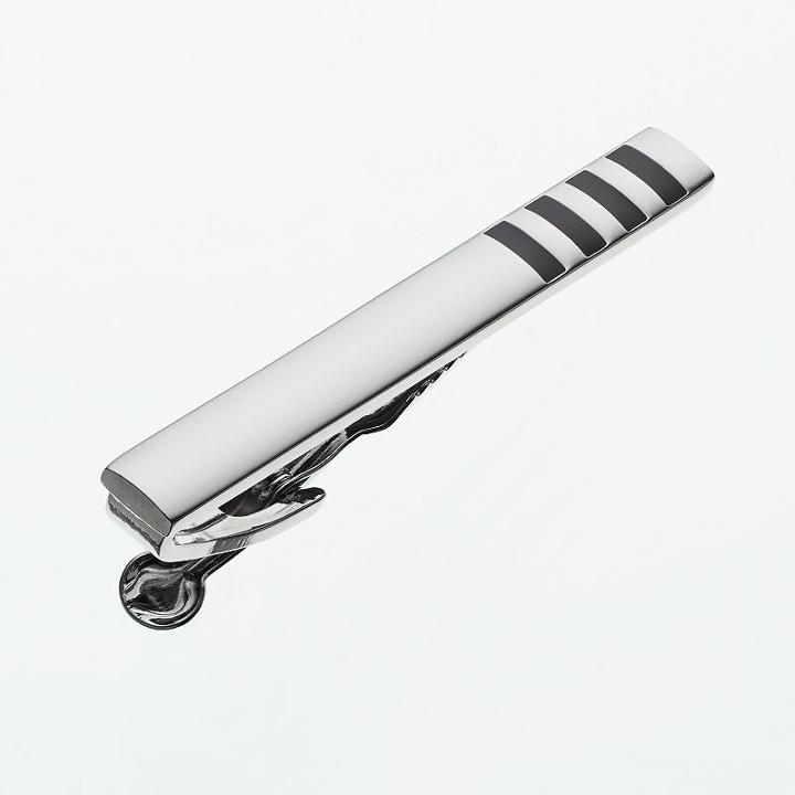 Croft & Barrow&reg; Polished Rhodium Tie Clip - Men
