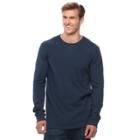 Big & Tall Sonoma Goods For Life&trade; Supersoft Thermal Crewneck Tee, Men's, Size: 3xl Tall, Blue