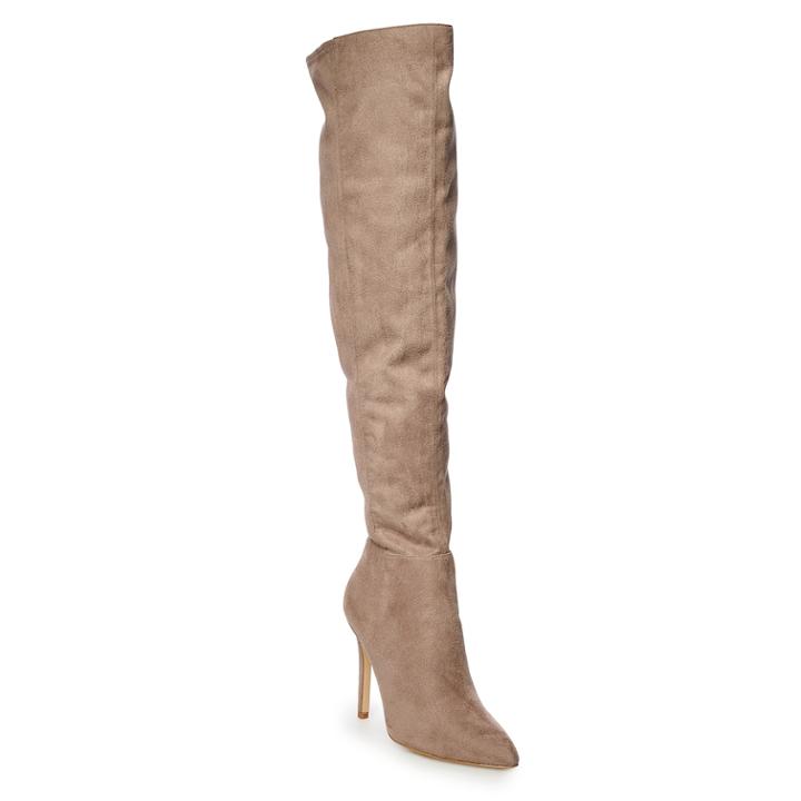 Style Charles By Charles David Dixie Women's Thigh High Boots, Size: 8, White