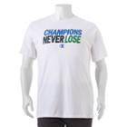 Big & Tall Champion Champions Never Lose Tee, Men's, Size: 3xl Tall, White