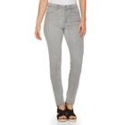 Women's Gloria Vanderbilt Amanda Classic Fit Embellished Tapered Jeans, Size: 14 Avg/reg, Grey