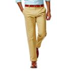 Men's Haggar&reg; Performance Cotton Slacks: Straight-fit Comfort Flex Waist Pants, Size: 30x30, Beige Oth