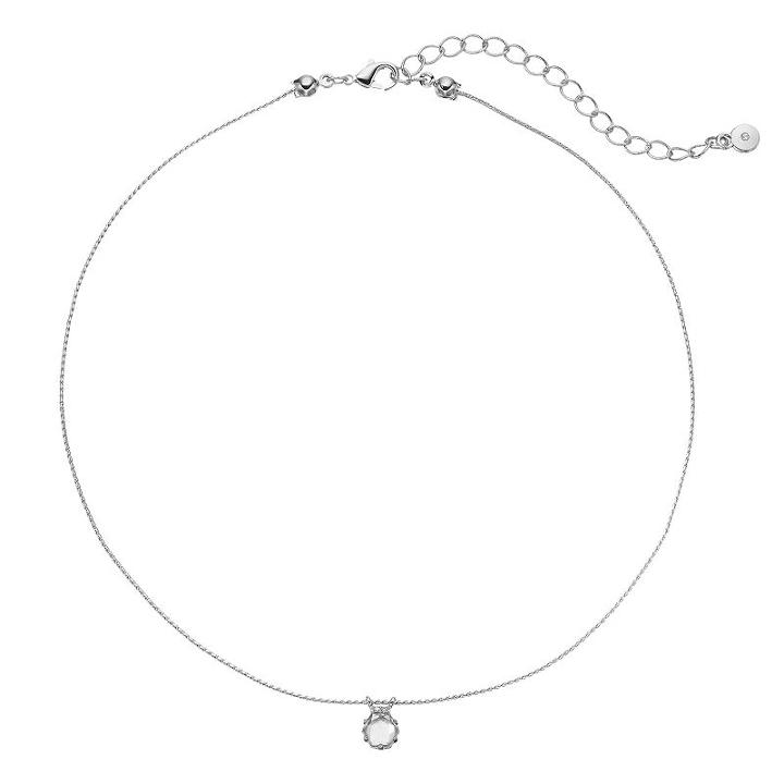 Lc Lauren Conrad Hexagon Pendant Choker Necklace, Women's, Blue