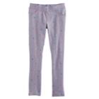 Girls 4-12 Jumping Beans&reg; Print Full-length Leggings, Size: 5, Med Grey