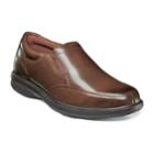 Nunn Bush Myles St. Men's Moc Toe Slip On Dress Shoes, Size: 10 Xw, Brown