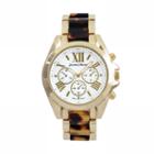 Journee Collection Women's Tortoise Shell Stainless Steel Watch, Multicolor