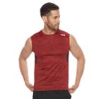 Men's Fila Sport&reg; Space-dyed Performance Tee, Size: Medium, Dark Red