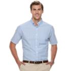Big & Tall Croft & Barrow&reg; Regular-fit Easy-care Button-down Shirt, Men's, Size: 4xlt, Blue (navy)
