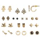 Mudd&reg; Hamsa, Owl, Arrow & Bird Earring Set, Girl's, Multicolor