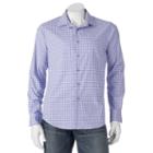 Apt. 9, Men's &reg; Slim-fit Stretch Button-down Shirt, Size: Xlg Slim, Blue