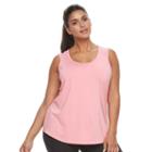 Plus Size Fila Sport&reg; Core Scoopneck Tank, Women's, Size: 2xl, Med Pink