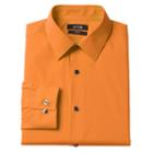 Men's Apt. 9&reg; Slim-fit Stretch Spread-collar Dress Shirt, Size: 15.5-32/33, Med Orange