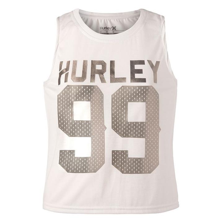 Girls 7-16 Hurley 99 Muscle Tank Top, Girl's, Size: Small, White