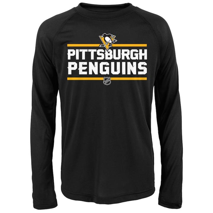 Boys 8-20 Pittsburgh Penguins Epitome Tee, Size: M 10-12, Black