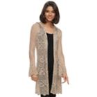 Juniors' It's Our Time Pointelle Hooded Cardigan, Teens, Size: Xs, Med Beige