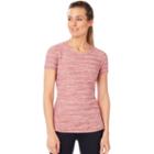 Women's Shape Active Trail Workout Tee, Size: Large, Red