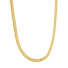 14k Gold Over Silver Foxtail Chain Necklace - 18 In, Women's, Size: 18