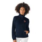 Women's Chicago Bears Quarter-zip Fleece Jacket, Size: Large, Blue (navy)