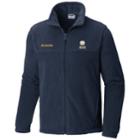 Men's Columbia Notre Dame Fighting Irish Flanker Ii Fleece Jacket, Size: Small, Brt Blue