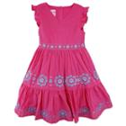 Girls 4-6x Nanette Swiss Dot Dress, Girl's, Size: 5, Pink