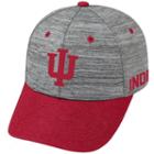 Adult Indiana Hoosiers Backstop Snapback Cap, Men's, Med Grey