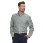 Men's Croft & Barrow&reg; Classic-fit Easy-care Button-down Shirt, Size: Small, Dark Green