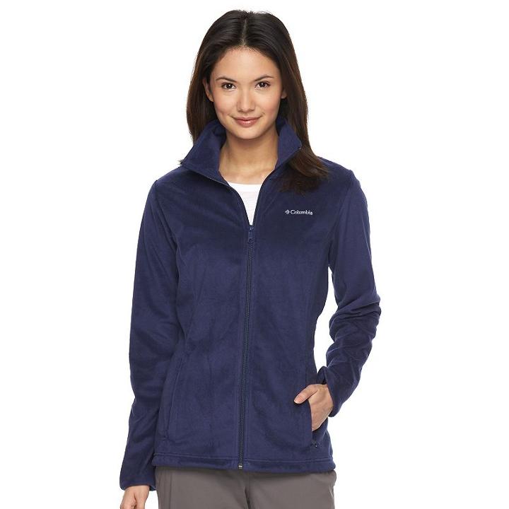 Women's Columbia Blustery Summit Fleece Jacket, Size: Medium, Purple Oth